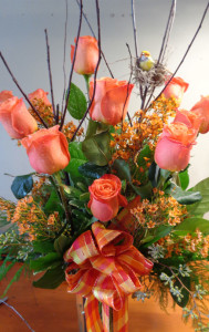 orange roses in chicago