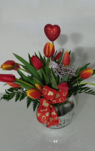 red tulips for my love