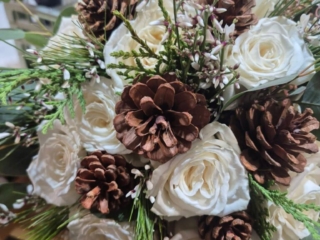 wedding flower compositions by Green Village Flowers, Joliet IL