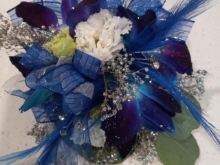 Blue Composition - prom and homecoming