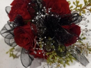 Deep Red Composition - prom and homecoming