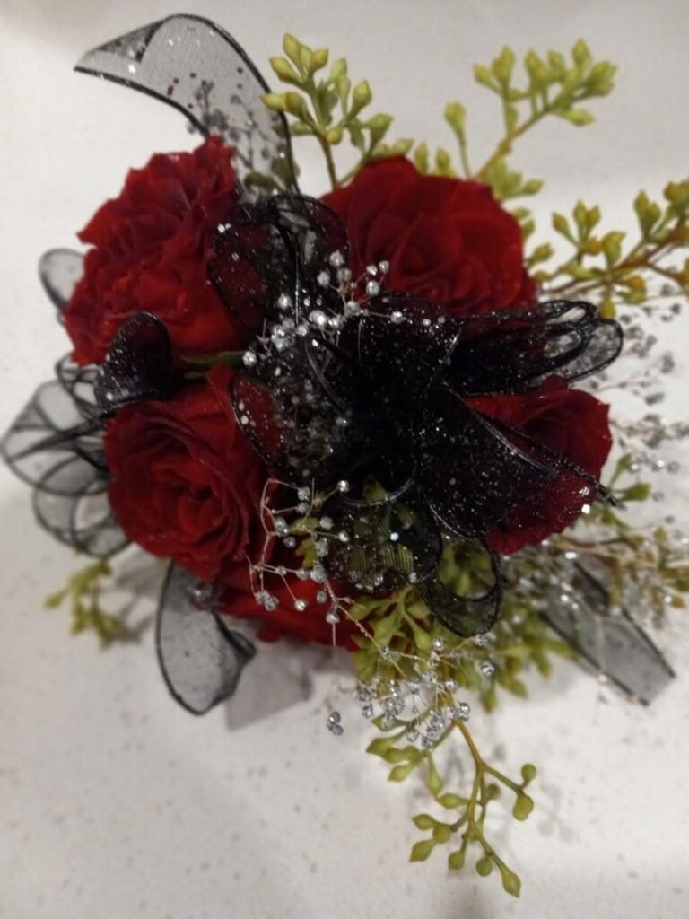 Deep Red Composition - prom and homecoming