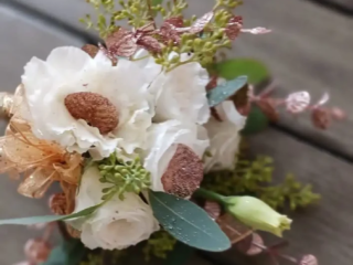 White and bronze accents - prom and homecoming