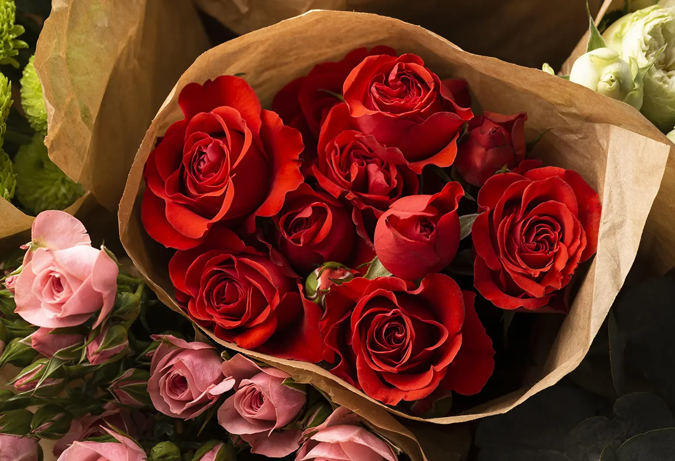 bouquet flowers rose