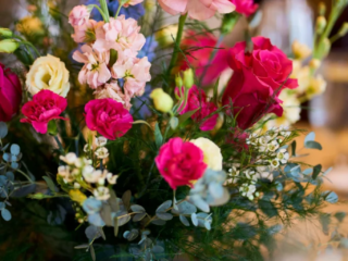 wedding flower compositions by Green Village Flowers, Joliet IL